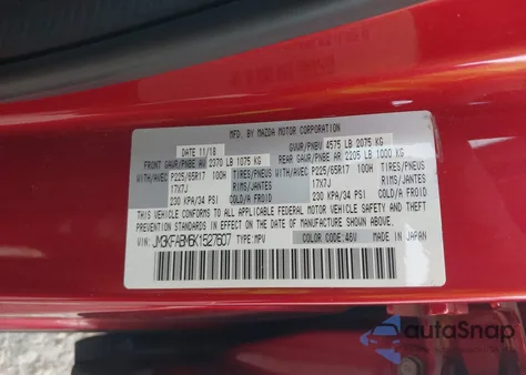 2019 Mazda Cx-5 Sport from USA, damaged, VIN JM3KFABM6K1527607